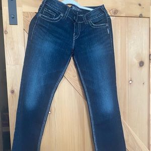 Silver Suki Slim Boot cut jeans